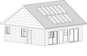 SW Elevation Solar Panels